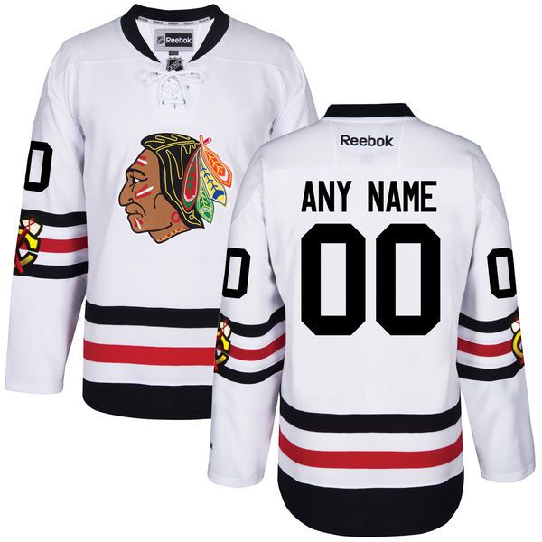 Men Chicago Blackhawks Reebok 2017 Winter Classic Premier Custom NHL Jersey->customized nhl jersey->Custom Jersey